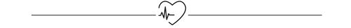 Divider - Heart Black