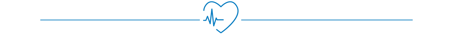 Divider - Heart Blue
