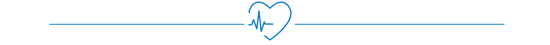 Divider - Heart Blue