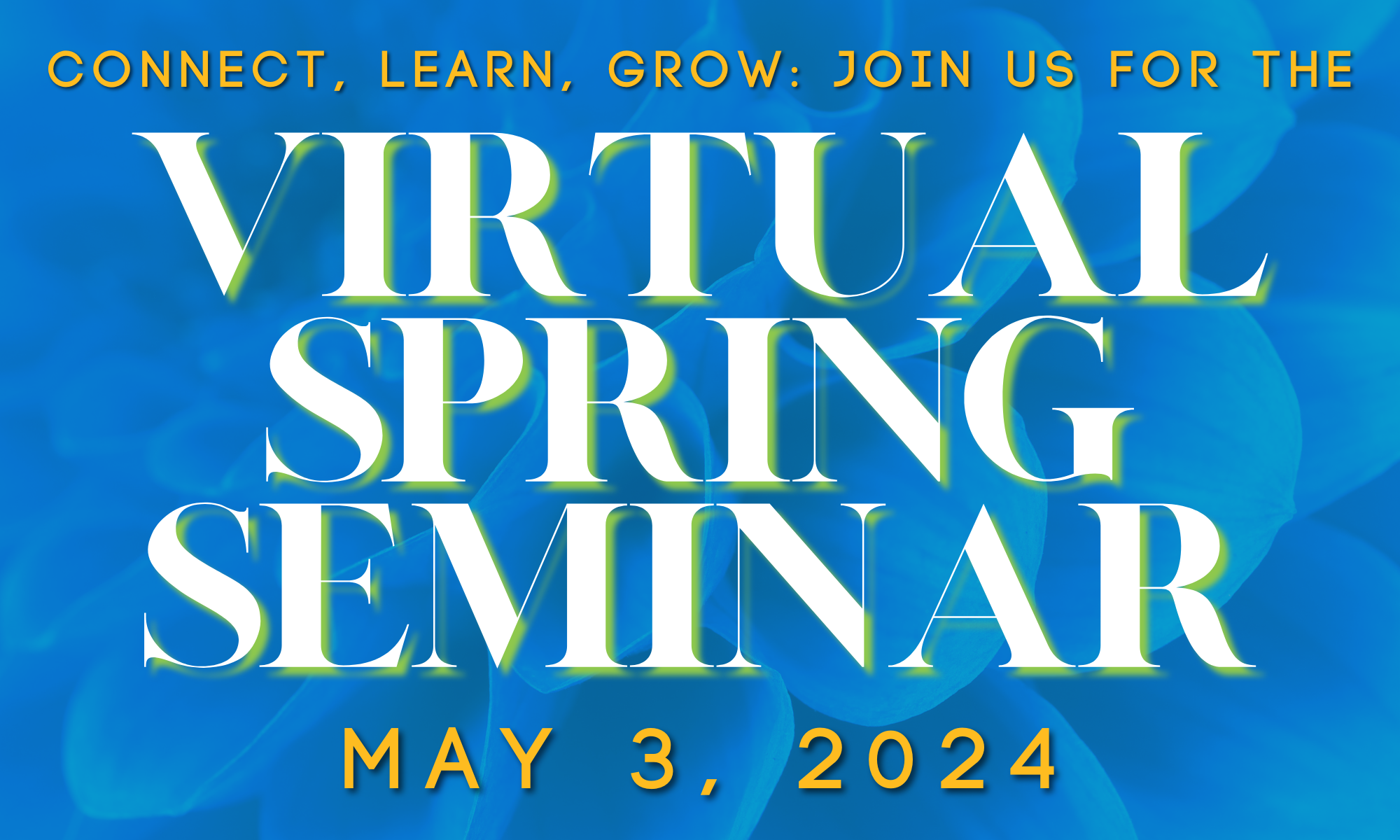 Virtual Spring Seminar Banner