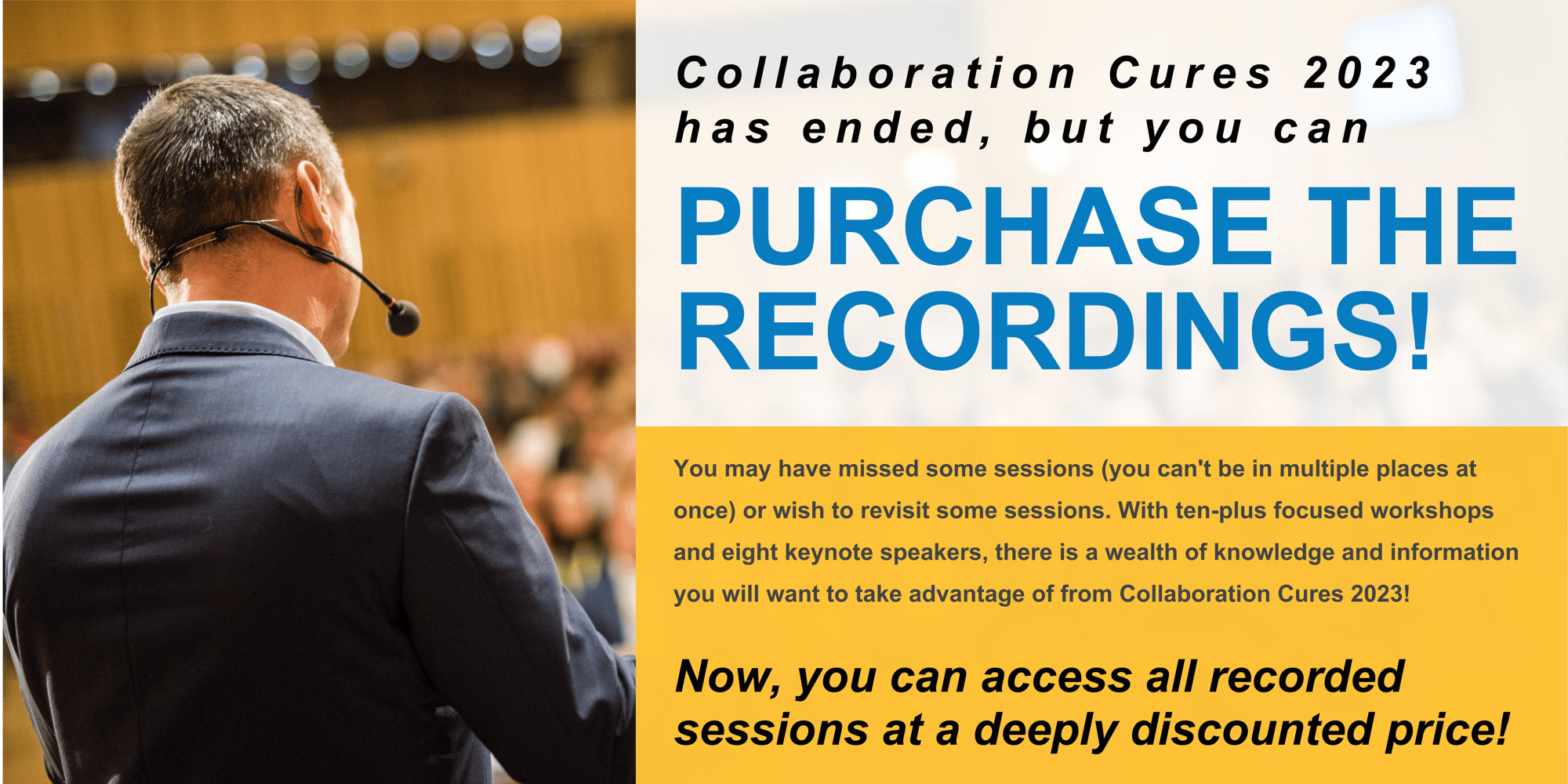 You may have missed some sessions (you cant be in multiple places at once) or wish to revisit some sessions. With ten-plus focused workshops and eight keynote speakers, there is a wealth of knowl