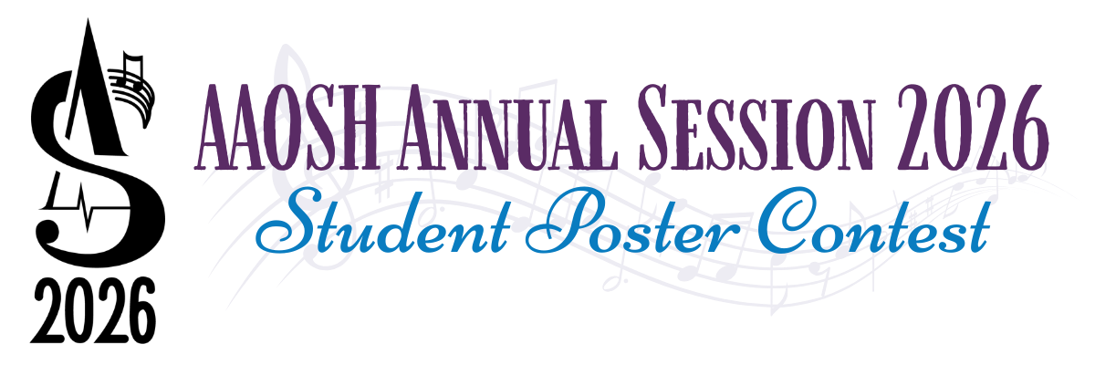 AAOSH Annual Session 2026 Student Poster Contest Banner (1)