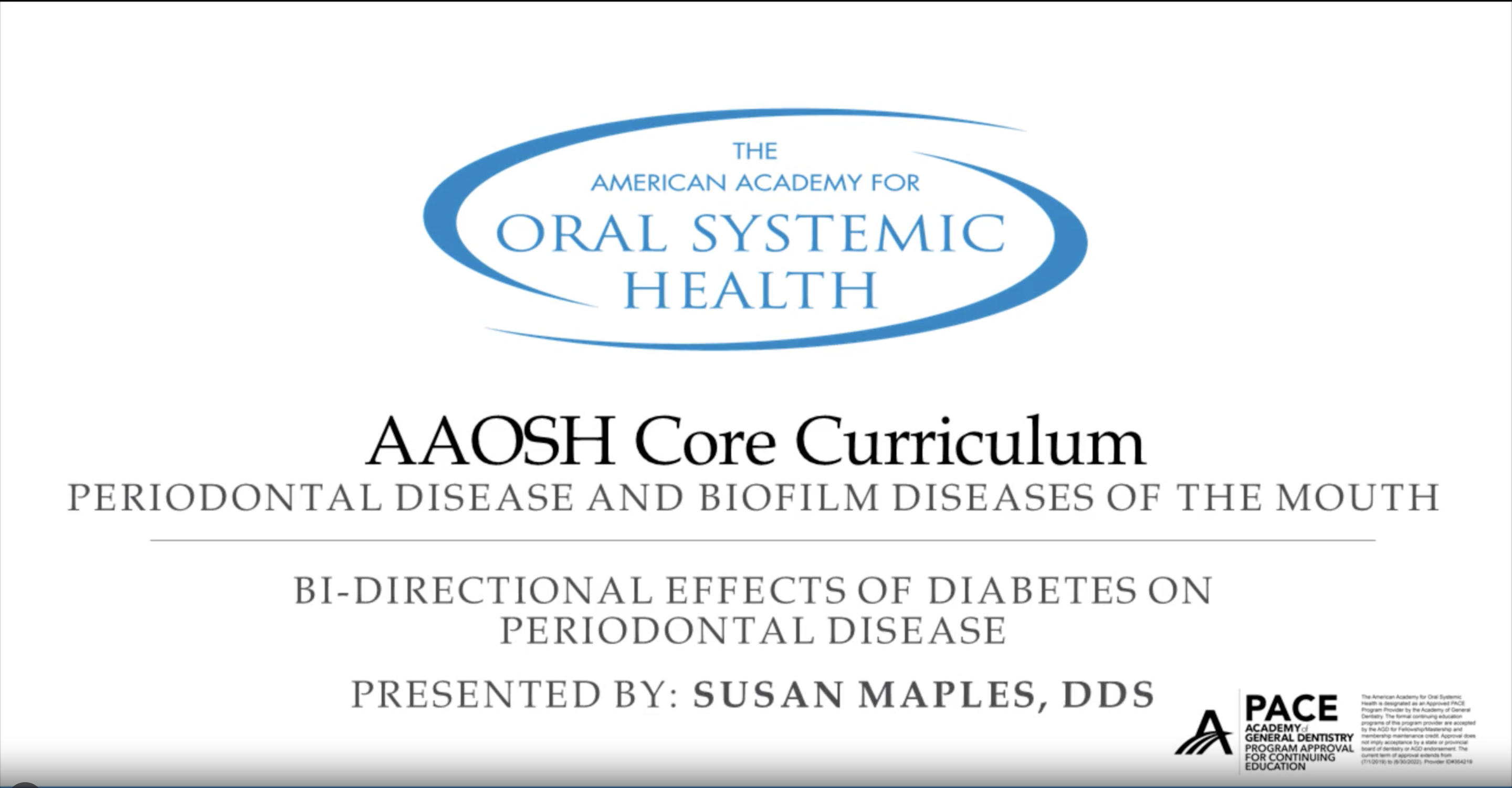 Effects of Periodontal Disease on Diabetes and Insulin Resistance